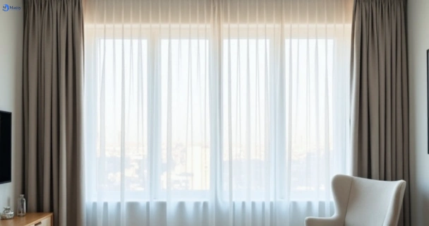 Freshly steam cleaned curtains in cedar-vale QLD